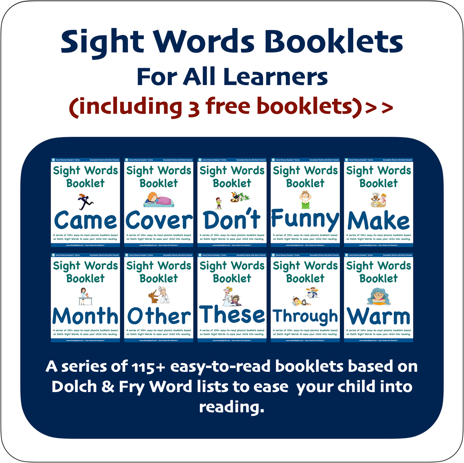 Sight Words Booklets