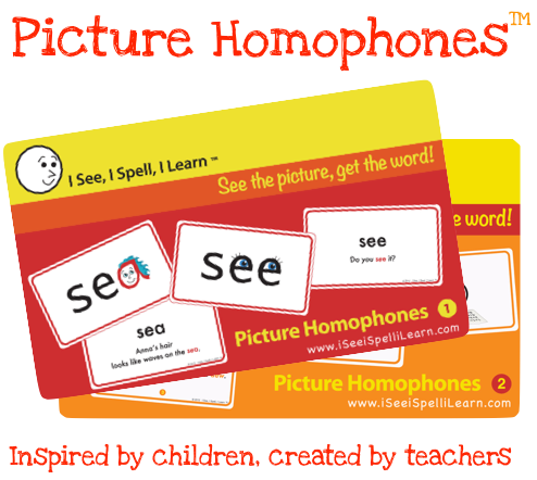 I See, I Spell, I Learn® - Picture Homophones™ Flashcards - Set 1