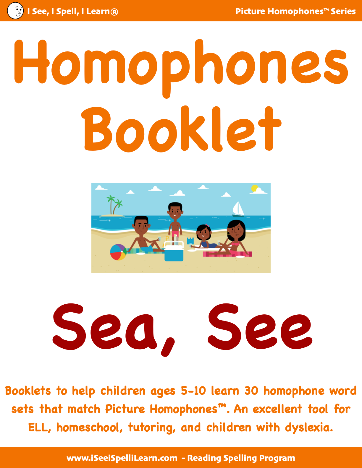 BUNDLE 1 Homophones Booklets - 15 Sets of 33 Homophones Words (15 eBooklets)