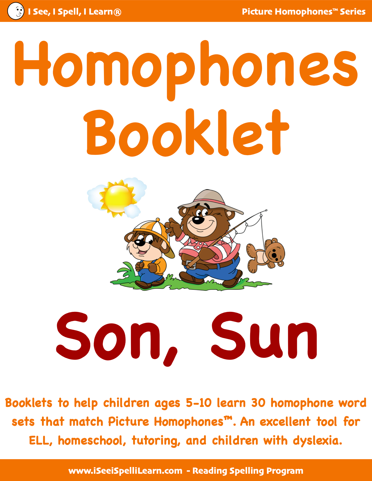 BUNDLE 1 Homophones Booklets - 15 Sets of 33 Homophones Words (15 eBooklets)