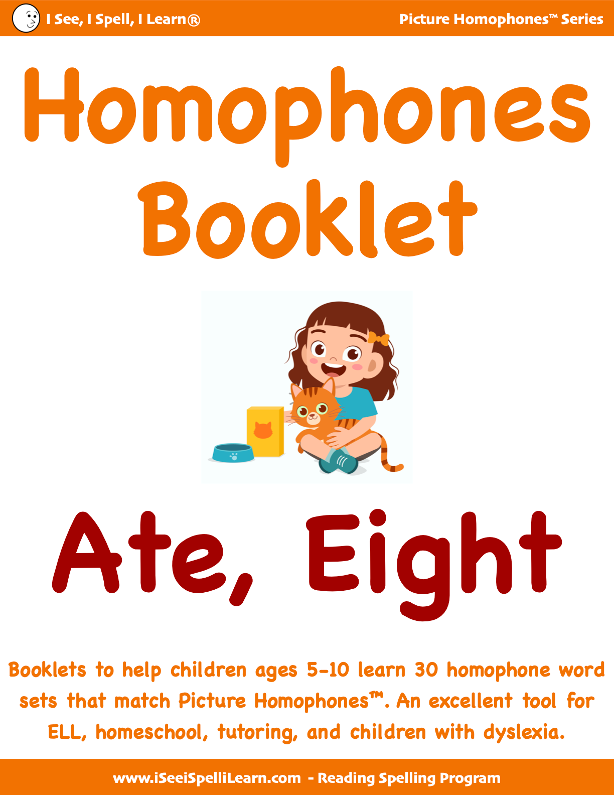 BUNDLE 1 Homophones Booklets - 15 Sets of 33 Homophones Words (15 eBooklets)