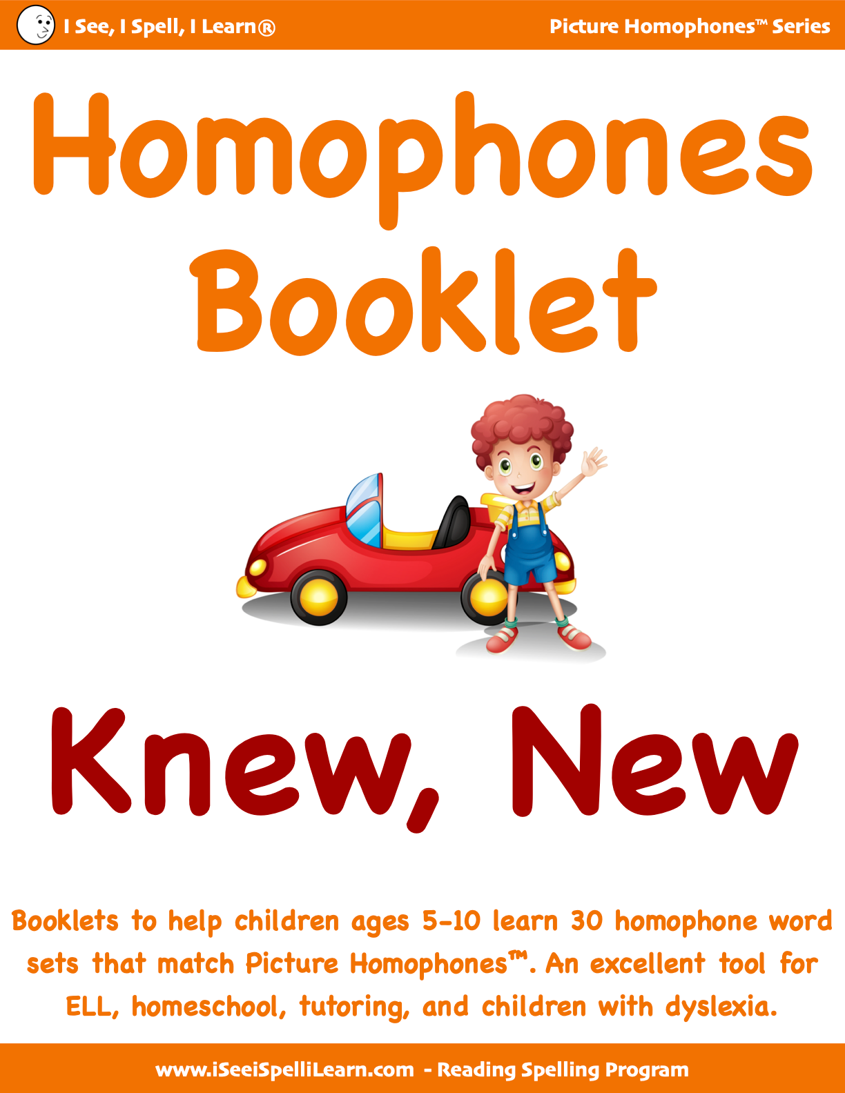 BUNDLE 1 Homophones Booklets - 15 Sets of 33 Homophones Words (15 eBooklets)