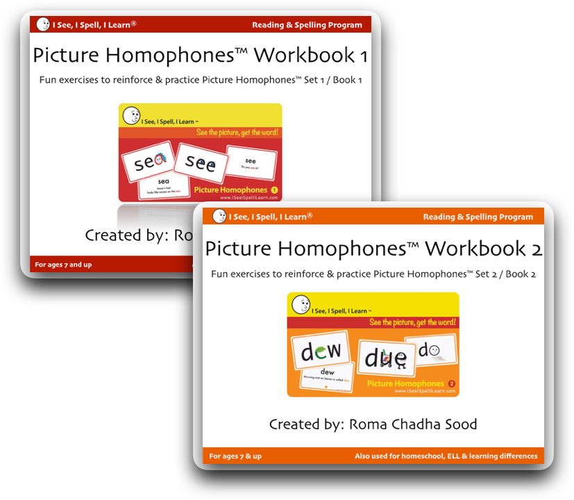 Picture Homophones™ eWorkbooks - Sets 1 & 2 (Digital Purchase & Download)