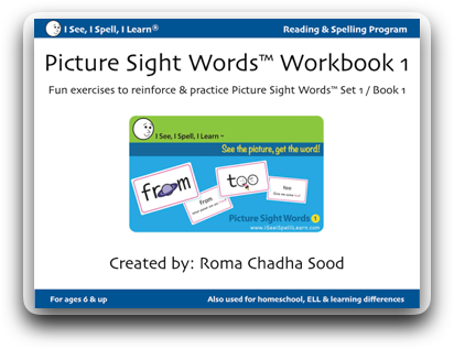 Picture Sight Words™ eWorkbooks - Sets 1, 2, 3 (Digital Purchase & Download)