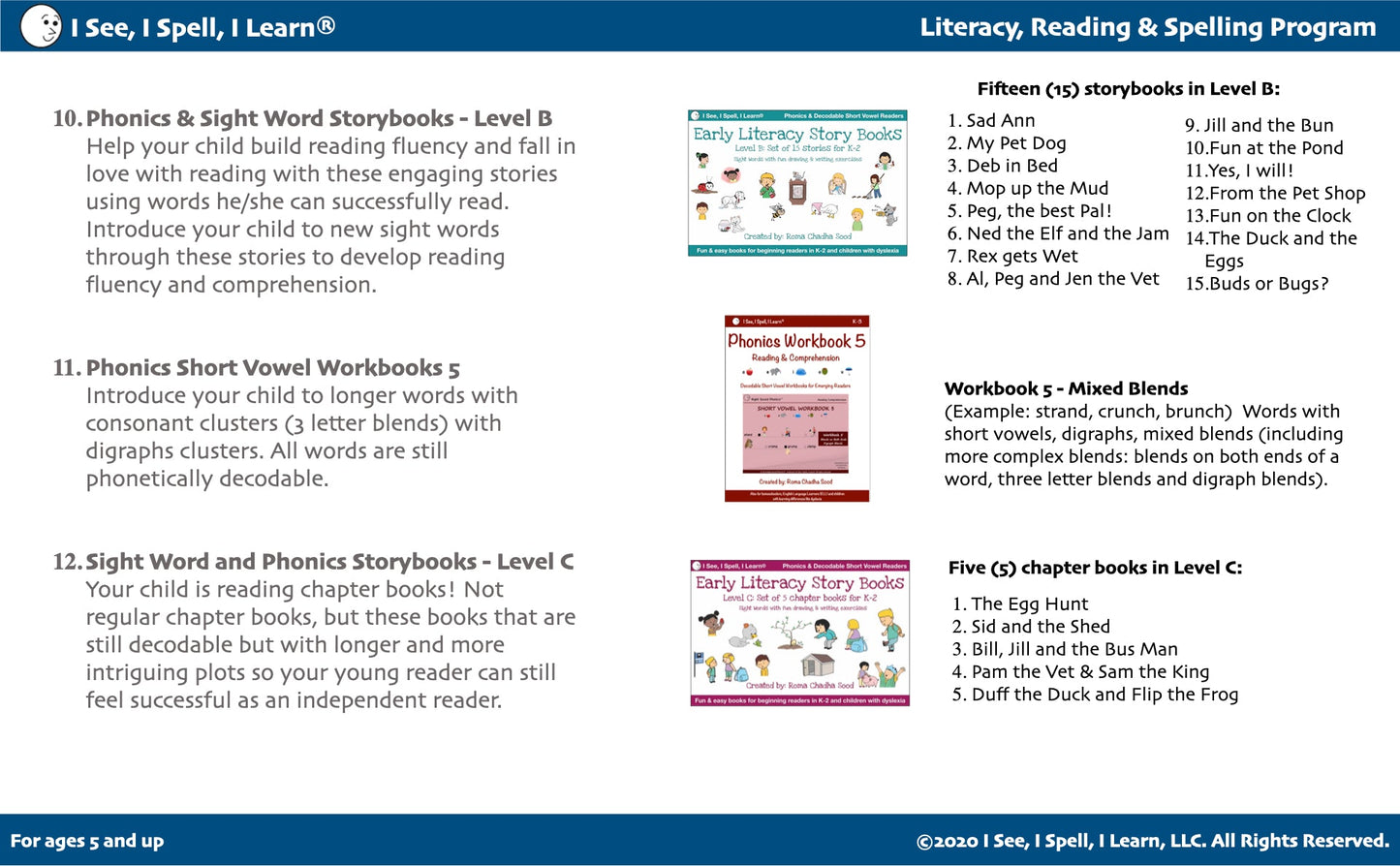 Literacy, Reading & Spelling Program for ages 5 and up (Includes Physical & Digital Products) + (Optional Amazon Fire 7" Tablet) & Free Shipping within the US