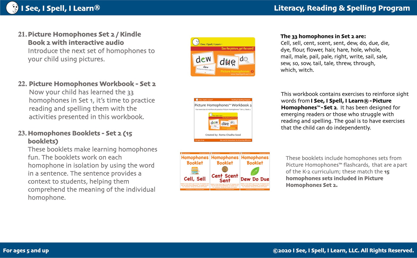 Literacy, Reading & Spelling Program for ages 5 and up (Includes Physical & Digital Products) + (Optional Amazon Fire 7" Tablet) & Free Shipping within the US